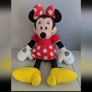 Disney Vintage Rare Collectible Minnie Mouse Kids Jumbo Plush Doll Gift